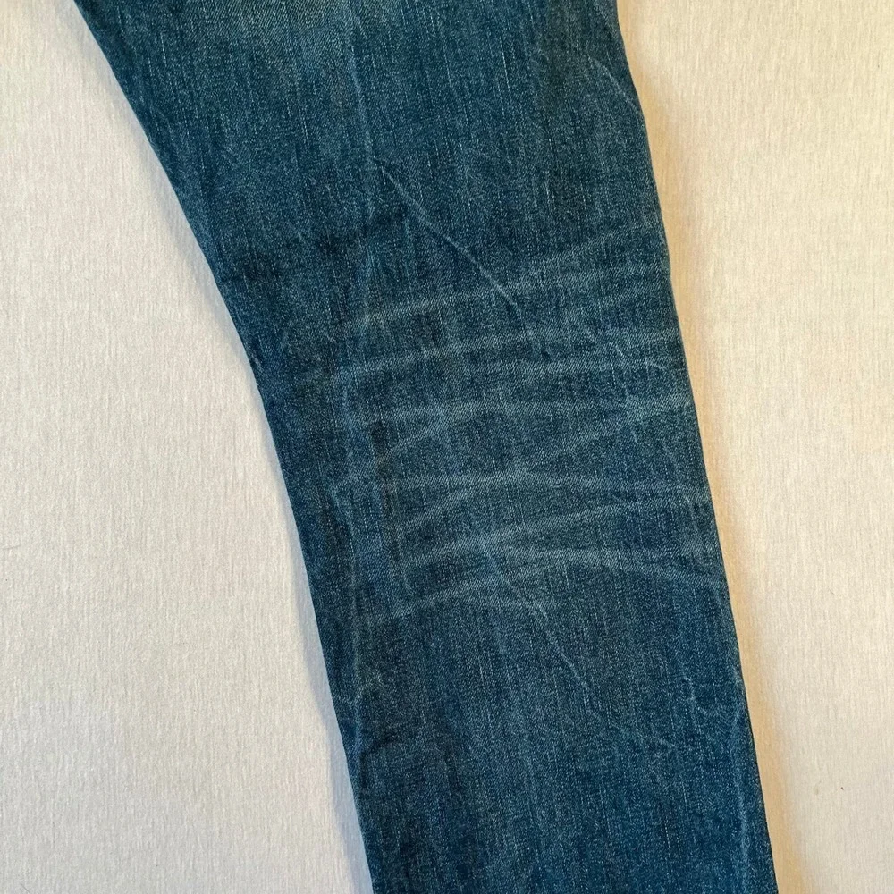 Levis 501 Original Fit Jeans Mens 36x32 (Fit 34x28) Med Wash Button Fly Straight